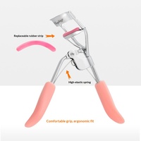 Recourbe-cils manuel classique en acier inoxydable Fangling, vente en gros, monobloc pour un effet liftant et fixateur longue durée