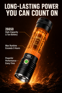 WOSEN Strong <b>Light</b> Self Defense 20W SST40 LED Torch For Survival Outdoor Hunting Camping Rechargeable Tactical LED Flashlight - Product Image 6