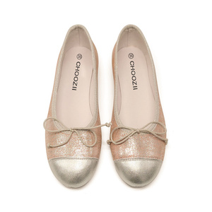 Choozii vendita calda ragazze mocassini scarpe donna morbido caldo confortevole nero <span class=keywords><strong>ballerine</strong></span> in vera pelle per le signore - Product Image 4