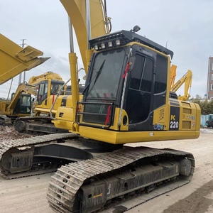 Excavadora de cadenas usada Komatsu PC220 PC200 de segunda mano, 22 toneladas, excavadora de construcción con certificación CE para silvicultura - Product Image 3