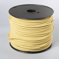 Corde tressée en Para Aramid 1414, résistante aux hautes températures, ignifuge, isolée, résistante à l'usure, corde de traction pour évacuation en cas d'incendie, 0,6 mm, 80 lb, 1000