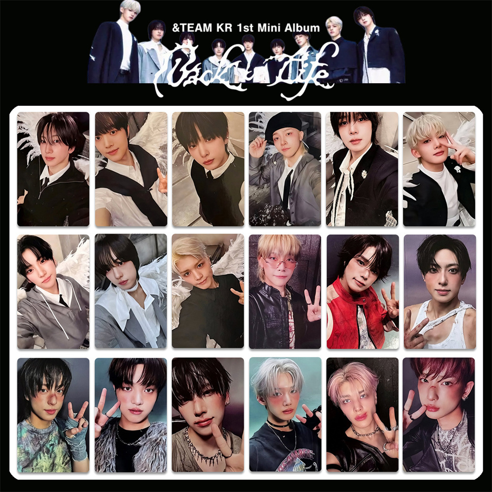 9Pcs/Set KPOP &TEAM Back to Life Mini Album US Ver Selfie Lomo