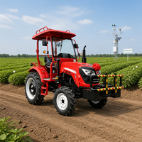 Tractor Moderno de 80HP con Tracción en las Cuatro Ruedas, Cabina con Aire Acondicionado, Sistema Hidráulico Robusto, Alta Capacidad de Elevación y Excelente Rendimiento en Trabajos Agrícolas