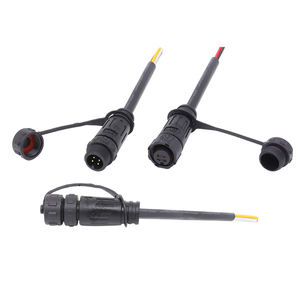 カスタマイズされたLED照明ファンシステム防水ケーブル4PINM12コネクタ成形20/22/24AWGPVCケーブルIP68オスメスプラグ - Product Image 4