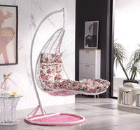 Fauteuil suspendu en rotin et métal, forme œuf, pour jardin, balcon, extérieur, personnalisable, vente en gros