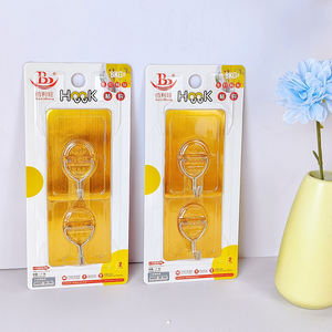 Crochet mural auto-adhésif en plastique transparent OEM Bailiwang pour porte, salle de bain, pot de fleurs, sac - Product Image 5