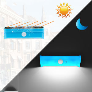 Lámpara Solar LED con Sensor de Movimiento IP65, Luz de Jardín Impermeable para Exteriores, Apliques Solares para Escaleras, Vallas y Paredes Exteriores - Product Image 2