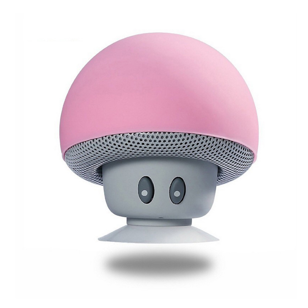 Mini Mushroom Altavoz Portátil Bluetooth Y Soporte Del Teléfono