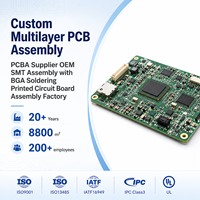 Fournisseur d'assemblage de circuits imprimés multicouches personnalisés, assemblage SMT OEM avec soudure BGA, usine d'assemblage de circuits imprimés