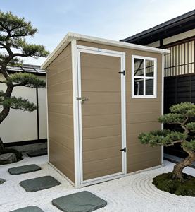 Abri <span class=keywords><strong>de</strong></span> <span class=keywords><strong>jardin</strong></span> extérieur pour outils en PP, facile à installer, résistant à la corrosion et isolé - Product Image 1