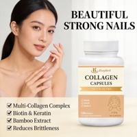 Kangherb OEM ODM Collagène, Vitamine C et Protéines pour la Croissance des Cheveux et des Ongles, Soins de Santé, 120 Capsules de Collagène