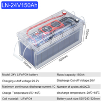 YJD kemasan baterai 12.8V 24V 50AH 100AH 200ah 300ah Lifepo4 dengan bms untuk sistem surya RV mobil listrik perahu motor skuter