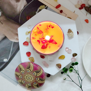 Bougie cube de manifestation originale de luxe IKEDA, motif bâton long avec fruits, pour Diwali, méditation, religion, fête des pères, usage en bar - Product Image 6