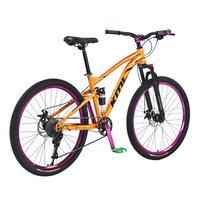 Vélo de montagne haute performance 24/30 vitesses, cadre en acier haute teneur en carbone, freins à disque doubles, unisexe, Dirt Jumper, roues de 24 et 26 pouces