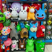Caballos de Goma Inflables y Juguetes Inflables con Forma de Vaca para Niños de 0 a 24 Meses, Directo de Fábrica, Hechos en China