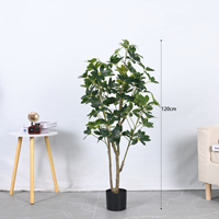 NINI Vente Chaude Plantes Vertes Artificielles Haut de Gamme de Luxe pour Extérieur, Personnalisées, en Bois de Pied-de-Poule, pour Décoration Maison et Hôtel