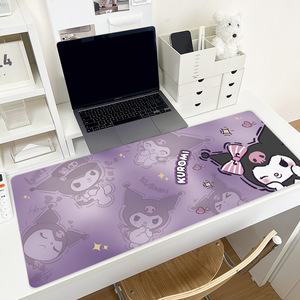 Kawaii hồng dễ thương <span class=keywords><strong>Mousepad</strong></span> lớn phim hoạt hình máy tính PC Gamer bàn Mat vải văn phòng Nguồn cung cấp cho phụ nữ - Product Image 5