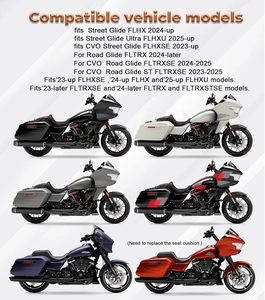 AKOSO Copertura Posteriore per Sedile Passeggero in Vera Fibra di Carbonio per <span class=keywords><strong>Harley</strong></span> <span class=keywords><strong>Davidson</strong></span> Touring CVO Road Glide ST FLTRXSE 2023.5+ - Product Image 6