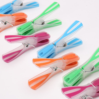 Pinces à linge multifonctionnelles en plastique écologique, souples, avec poignée en caoutchouc souple, durables, clips robustes, pinces à linge résistantes au vent