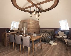 Casa de domo FRP, casa prefabricada, cómoda y aislada para vacaciones, complejo turístico - Product Image 6