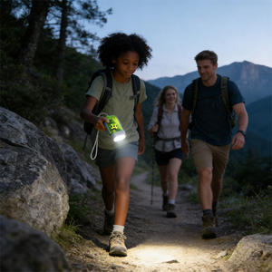 Lampes de poche LED transparentes portables à économie d'énergie Bluetooth personnalisables IPX 4 USB pour la <span class=keywords><strong>patrouille</strong></span> - Product Image 2