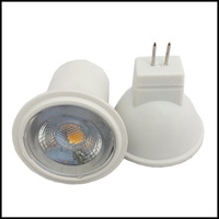 Projecteur LED 3W 12V DC/AC en aluminium avec revêtement plastique, base MR11, mini, ultra-lumineux, à économie d'énergie, angle de faisceau 120°, indice de protection IP20, dimmable