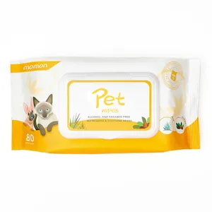 Pet Grooming Wipes Biodegradable Pet Dog Cleaning Moist Tooth Eye Ear Wet Pet Wipes