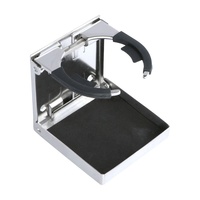 Support de tasse pliable en acier inoxydable antidérapant pour bateau et yacht, divers styles, multifonctionnel, vente en gros
