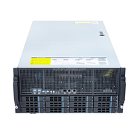 5U 6 8 10 cartes GPU plate-forme serveur AI châssis montage en rack boîtier de serveur Gpu prend en charge le style de cartes mères ASRock avec ventilateur