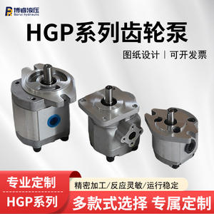 Bomba de Engranajes Hidráulica de Aleación de Aluminio HGP-1A/2A/3A, Unidad de Potencia Personalizada con Desplazamiento Opcional, Nueva - Product Image 4