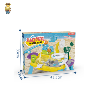 Table de jeu électrique pour enfants avec pêche, fontaine et éléments sensoriels pour l'extérieur – Jouet de plage pour tout-petits - Product Image 2