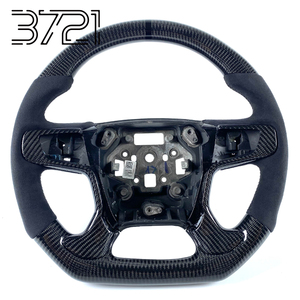 Volant en cuir et fibre de carbone de style sport pour GMC Terrain Denali AT4 SLT SLE, intérieur 2018 2022 2023 2024 - Product Image 1