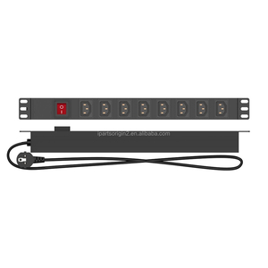 ขายตรงจากโรงงาน ปลั๊กไฟ PDU 16A C13 ช่องจ่ายไฟ 8 ทาง ชุดจ่ายไฟแบบติดตั้งบนแร็ค รางปลั๊กไฟ OEM ODM - Product Image 5