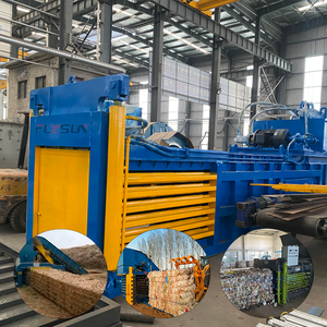 Horizontal Hydraulic Mixed Waste Baler <b>Paper</b> Plastic Waste and Factory Scrap Compacting Baler - Product Image 1