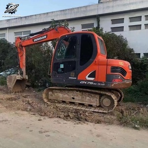 Mini-excavatrice d'occasion Doosan Dx75, 7,5 tonnes, moteur Yuchai, composants principaux, modèle 2024, faible nombre d'heures de fonctionnement, origine Corée - Product Image 6