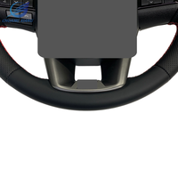 Volant de sport GR de haute qualité pour Hilux Fortuner LC79 Volant en cuir à point rouge