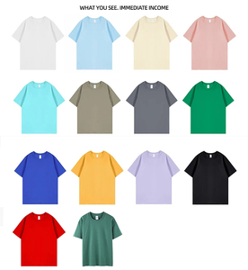 Camiseta Retro Lavada 100% Algodón con Cuello Redondo, Camiseta de Manga Corta con Bordado Gráfico Personalizado para Uniformes de Eventos Comunitarios - Product Image 2
