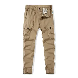 2023 Men's Cargo pants stretchy casual pants multi-functional multi-pockets men work street wear