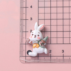 Accessoires en résine DIY Alice Lapin <span class=keywords><strong>Somnambule</strong></span> pour coques de téléphone, boucles de chaussures, épingles à cheveux et porte-clés décoratifs - Product Image 5