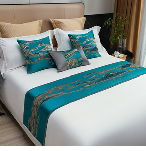 Summer Anne's Luxury Classic Bed Tail Toalla Hotel Decoración Bed Runner - Product Image 1