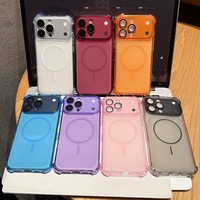 Coque de téléphone transparente mate intégrale pour iPhone 17/18 Pro Max, transforme instantanément en protection d'objectif 16 Pro, antichoc