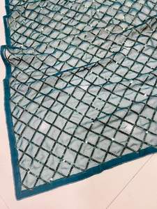 Sari étnico indio tradicional elegante estilo suave con bordado completo y lentejuelas trabajo pesado Georgette seda Chex diseño - Product Image 5