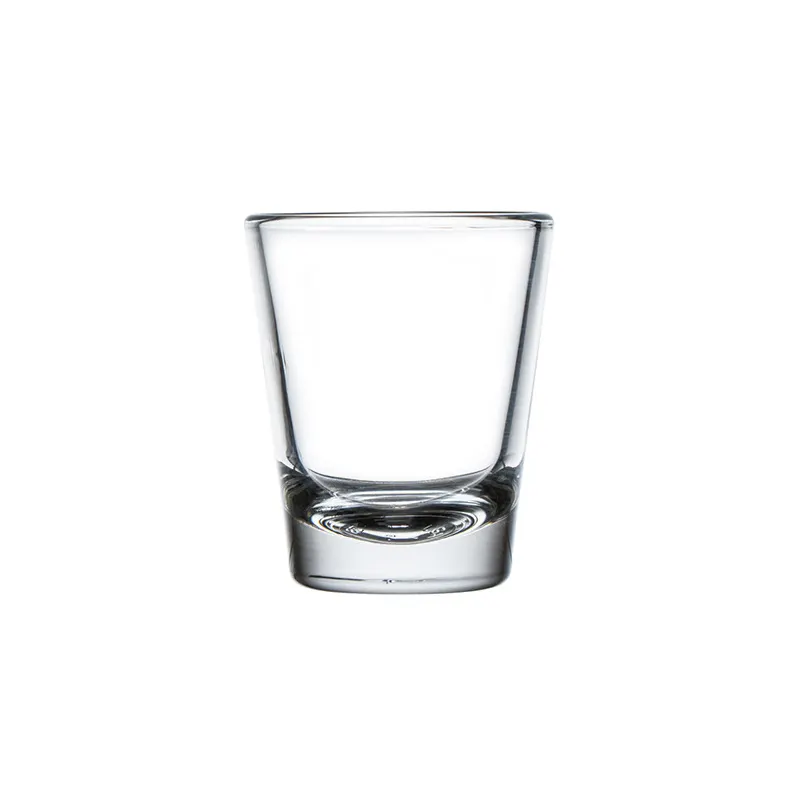 Personalizado Clear Shot Glass Party casamento bar logotipo personalizado plástico tiro óculos 2 oz copo descartável