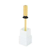 Evolisse E File 5 en 1, embout de ponceuse à ongles en carbure de tungstène à coupe croisée pour manucure, ponçage des capsules d'ongles en acrylique et nettoyage des cuticules