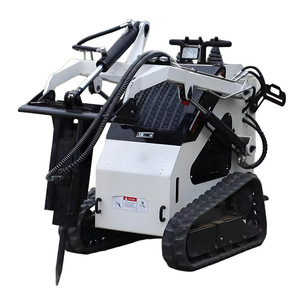 Chargeuse compacte sur chenilles diesel blanche, type industriel et agricole - Product Image 2