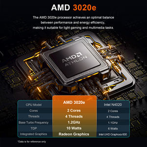 Laptop da 15.6 Pollici AMD 3020e 8GB RAM 256GB SSD ROM Computer Portatile per Casa Win 11 PRO Notebook da Gaming - Product Image 2