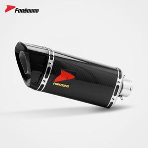 Pot d'échappement complet en fibre de carbone Forsound à prix d'usine pour Yamaha MT09 FZ09 Tracer 900 2014-2020, silencieux MotoGP, système complet, gain de 5 CV - Product Image 1