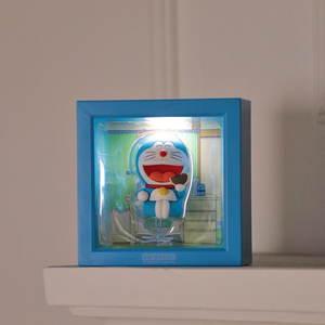 Lampe de chevet portable décorative Doraemon avec protection oculaire, lampe de dessin animé réglable, cadre photo, petite veilleuse - Product Image 1