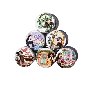 1 rouleau de ruban adhésif Enchantment Pact Series Girl-Themed Sticker Roll European Vintage Decorative Base Layer Stickers - Product Image 1