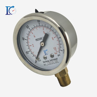 Manomètre à double échelle en acier inoxydable DACHENG YN-60, Psi/Bar, résistant aux chocs, NPT1/4 ZG1/4, garantie de 3 ans, fabricant direct